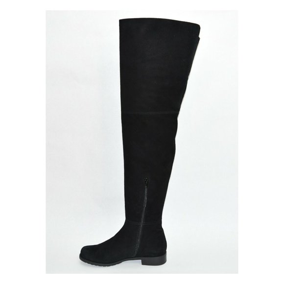 Stuart Weitzman 'Hilo' Thigh High Boot Black Suede Size 7 OTK MSRP $650 T43 - Picture 4 of 10